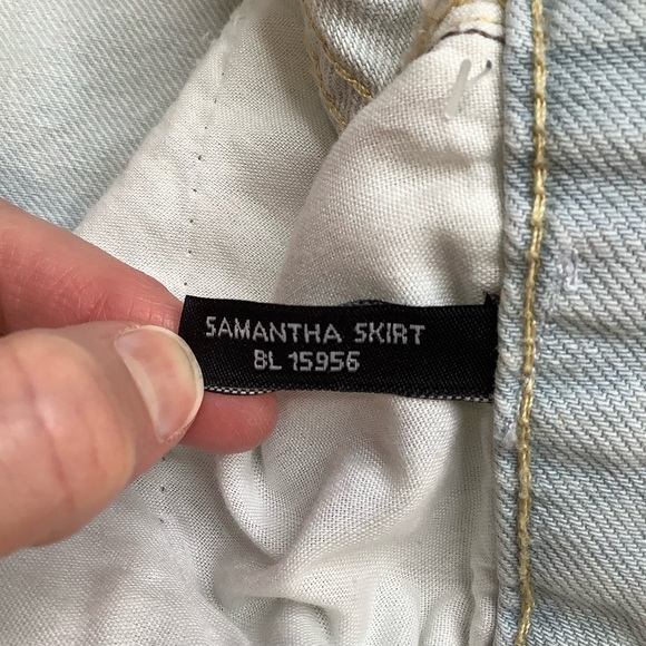 BUFFALO DAVID BITTON Samantha Denim Maxi Skirt Size 31 - Picture 12 of 16